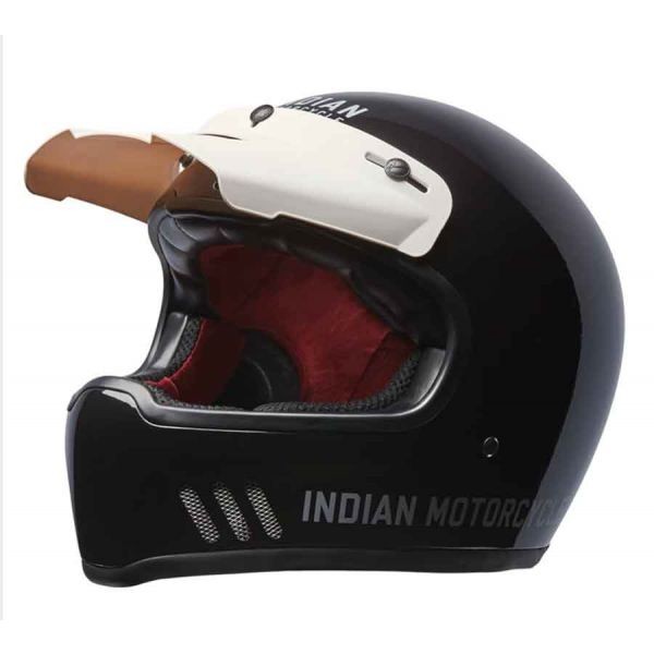 Indian Adventure Helmet Gloss Black